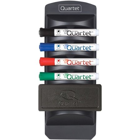Quartet Marker Caddy Kit, W/ Eraser, Dry-erase Markers, 8-Piece, AST QRT558